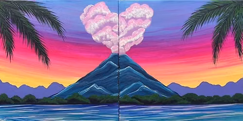 Paint and Sip: I Lava You Date Night