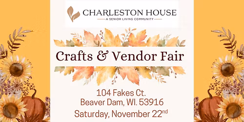 Craft & Vendor Fair at Charleston House