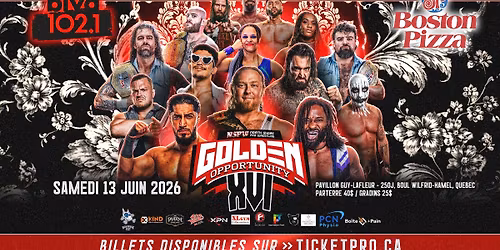Lutte NSPW | Golden Opportunity XVI @ Pavillon Guy-Lafleur