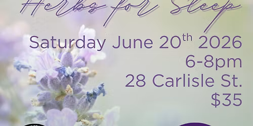 Herbs for Sleep with Herbs & Sympathy