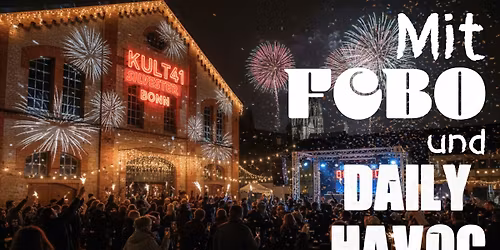 Silvester im Kult41 mit FCBO und Daily Havoc und Tanzbares nach dem Konzert.