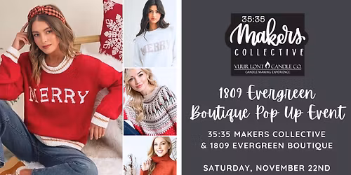 1809 Evergreen Boutique Holiday Pop Up Event