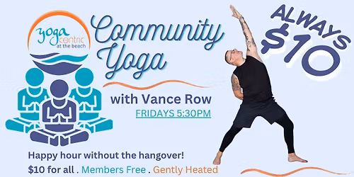 $10 Community Yoga at the Beach