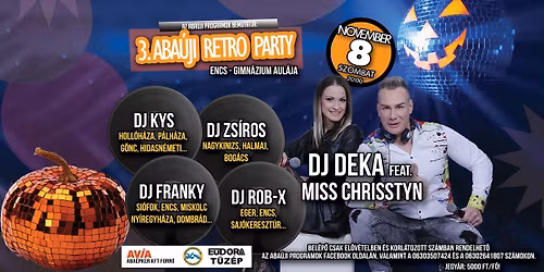 3.Aba\u00faji Retr\u00f3 Party