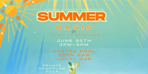 Summer Oasis Pool Party: Solstice Serenade
