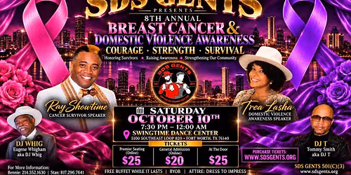 SDS Gents Presents ~ 8th Annual Cancer \/ Domestic Violence Awareness 