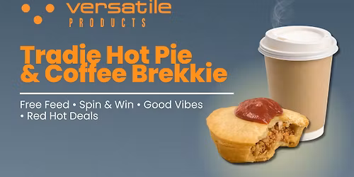 Final Tradie Hot Pie & Coffee Brekkie for the Year!