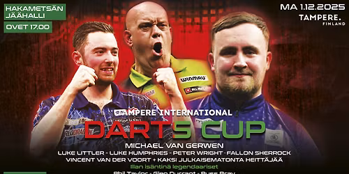 Tampere International Darts Cup - DAY 2 \/\/ Hakamets\u00e4n j\u00e4\u00e4halli, MA 1.12.2025