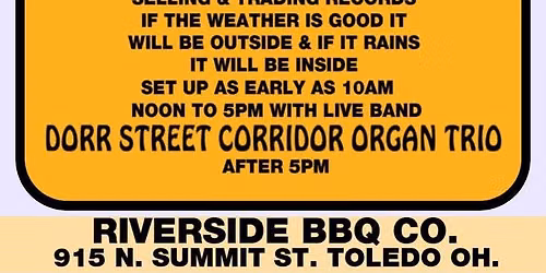 B-Bop Records Pop-Up at Riverside BBQ Co.
