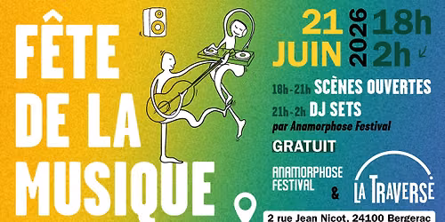 F\u00eate de la musique par Anamorphose Festival & La Traverse