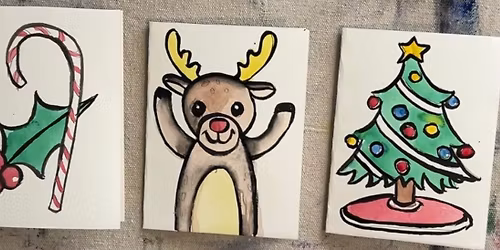 Art Van-Go Paints @ Spanish with Sarah "Jolly Holiday Art Fest"