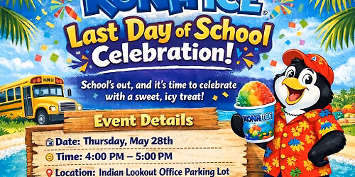 \ud83c\udf67 Last Day of School Kona Ice Celebration!