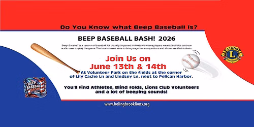 Beep Baseball Bash 2026!