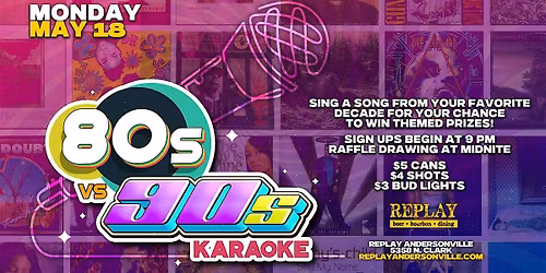 80s vs 90s Karaoke