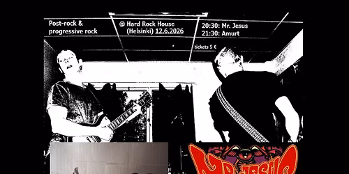 Amurt & Mr. Jesus @ Hard Rock House 12.6.2026