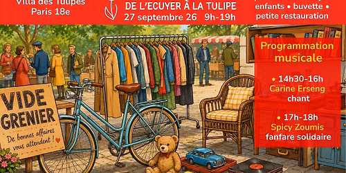 \ud83c\udf37Vide-grenier festif de L'Ecuyer \u00e0 la tulipe : 27 septembre 26