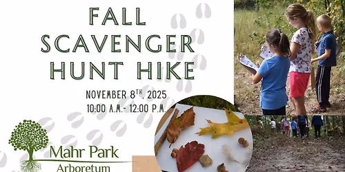 Fall Scavenger Hunt Guided Hike