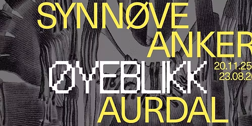 \u00c5pning av Synn\u00f8ve Anker Aurdal - \u00d8yeblikk