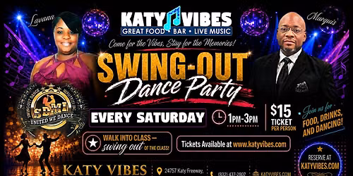 Swing-Out Dance Lessons at Katy Vibes!