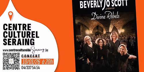 Concert \ud83c\udfb6 Beverly Jo Scott pr\u00e9sente : DIVINE REBELS