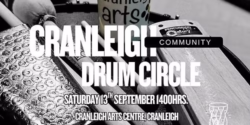 Drum Circle at Cranleigh Arts - November