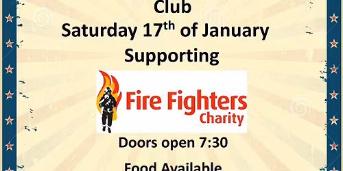 Fire Fighters Charity Gig