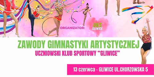 10-LECIE UKS GLIWICE - zawody gimnastyki artystycznej KIDS CHALLENGE 