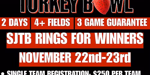 2025 Strawberry Jam Turkey Bowl