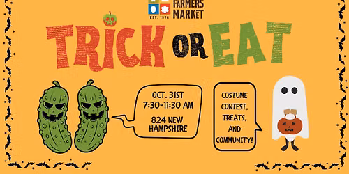 Lawrence Farmers Market: Trick or Eat