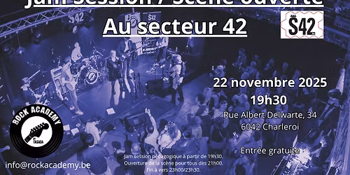 Jam Session @ Secteur 42 - 22 nov 2025