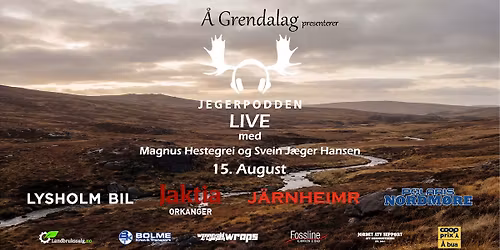 Jegerpodden LIVE med Magnus Hestegrei og Svein J\u00e6ger Hansen i \u00c5 Samfunnshus