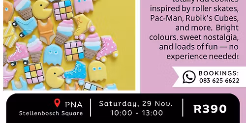 Royal Icing Decorating Workshop - 80s Throwback