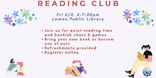 Silent Reading Club (Registration Required)