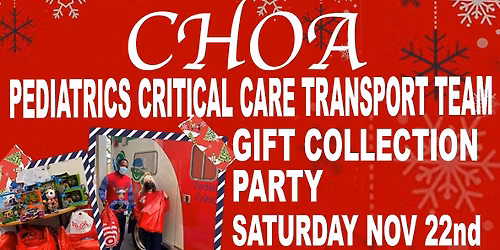 CHOA Critical Care Transport Team Toy Drive