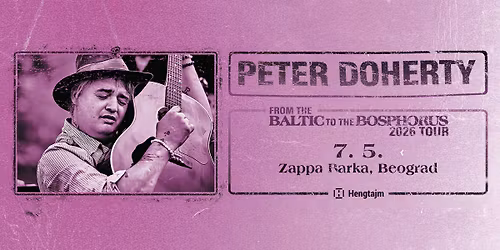 Novi datum i lokacija: Peter Doherty premijerno u Beogradu!
