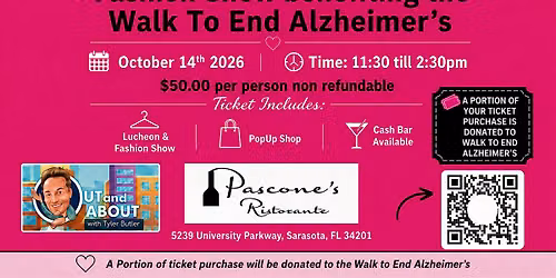 Lunch & Fashion Show Fundraiser for Alzheimer's Association Walk