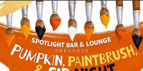 Pumpkin, Paintbrush, & Sip