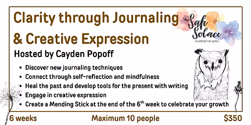 Clarity through Journaling & Creative Expression
