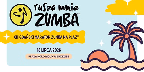 XIII Gda\u0144ski Maraton Rusza Mnie Zumba na pla\u017cy