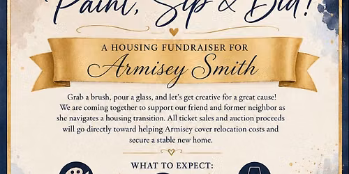 Paint, Sip & Bid: A Fundraiser for Armisey Smith