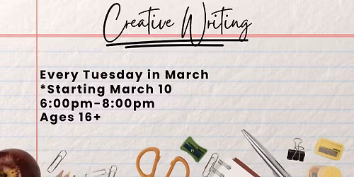 Creative Writing for 16+ at Dandelion Bouquet