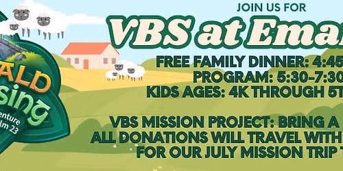 Emerald Crossing VBS at Emanuel 