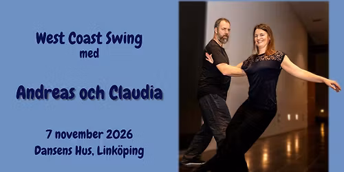 Workshop i West Coast Swing den 7 november 2026