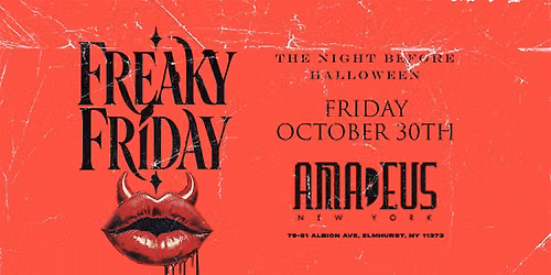 Friday, October 30th, 2026 \u2014 The Night Before Halloween at Amadeus