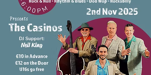 Flatfoots Rhythm Shack - The Casinos + DJ Neil King