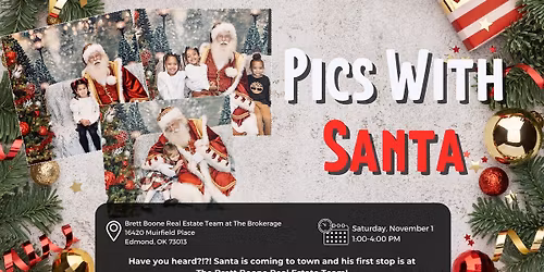Annual Pictures with Santa event!
