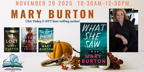 SMALL BUSINESS SATURDAY WITH MARY BURTON!