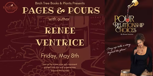 Pages & Pours: Local Author Event with Renee Ventrice
