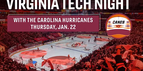 Virginia Tech Night with the Carolina Hurricanes