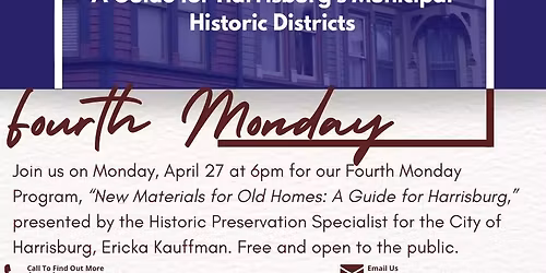 New Materials for Old Homes: A Guide for Harrisburg